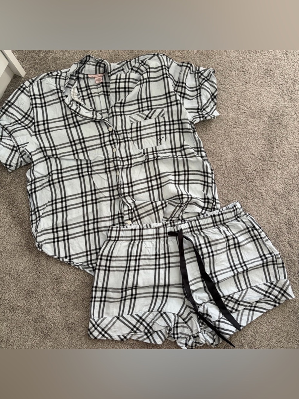 VS Plaid PJ Set